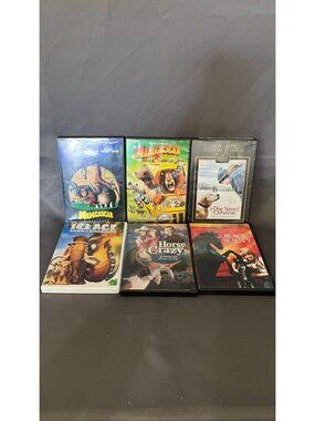 Set Of 6 Family-Friendly DVDs Including Madagascar Ice Age & Black Beauty